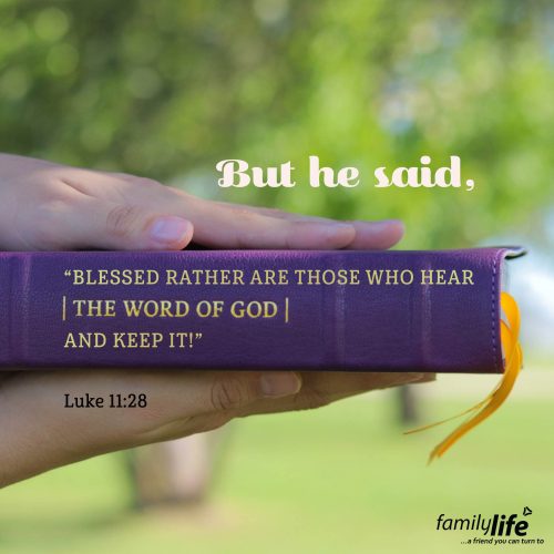 Wednesday, October 1, 2025
Luke 11:28
But he said, “Blessed rather are those who hear the word of God and keep it!” If someone told you there were two things you could do that would bring a blessing to your life, I’m guessing you’d want to know what they are. Well, Jesus actually did tell us—and it comes down to listening and taking action!