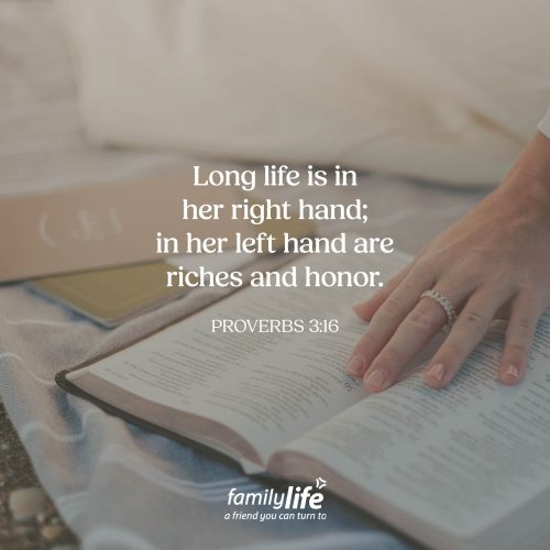 Friday, January 2, 2026
Proverbs 3:16
Long life is in her right hand; in her left hand are riches and honor. When wisdom is close by your side, you’re walking how God wants you to walk. This is no insider-trading tip giving you a cheat code to money and fame; instead, wisdom – which is to honor God first – leads to real prosperity. It’s not about a secret handshake or special knowledge; it’s simply asking God for the strength to lean on His word instead of your strength.