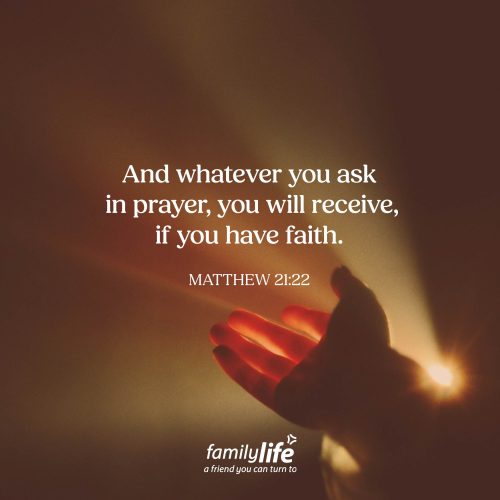 Friday, January 23, 2026
Matthew 21:22
And whatever you ask in prayer, you will receive, if you have faith. Every time you lean toward heaven with open hands, you begin to sense that you&rsquo;re not speaking into empty air. Your cries, hopes, and heartaches are heard by the One who actually responds. You might not see change right away. But something holy is happening in your heart. Just make sure you&rsquo;re ready for His answers because they might look different than you ever imagined.