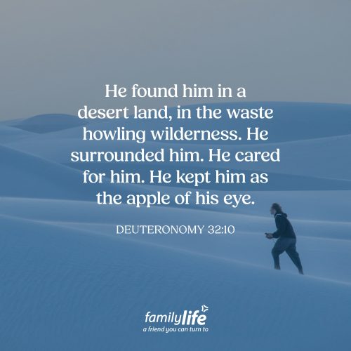 Tuesday, October 20, 2026
Deuteronomy 32:10
He found him in a desert land, in the waste howling wilderness. He surrounded him. He cared for him. He kept him as the apple of his eye. Just before the Israelites were going to enter the Promised Land, Moses decided to share something with them in order that they would not forget all that God had done. He taught them a song. A song that would remind them of God’s faithfulness, from the time He brought them out of Egypt to the way He cared for them through those 40 years in the wilderness.