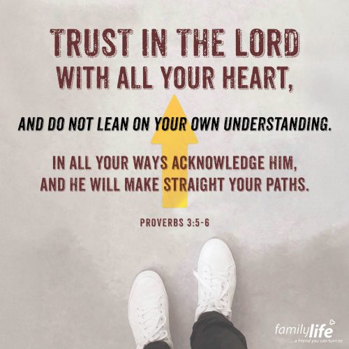 Monday, November 3, 2025
Proverbs 3:5-6
Trust in the Lord with all your heart, and do not lean on your own understanding. In all your ways acknowledge Him, and He will make straight your paths. You can’t lean on yourself—it’s impossible. And yet, people try every day. They lean on their own strength, their own understanding, their own way of doing things. But just like you can’t lean on yourself without falling over, you can’t rely on what you don’t actually have. True understanding comes from God alone.