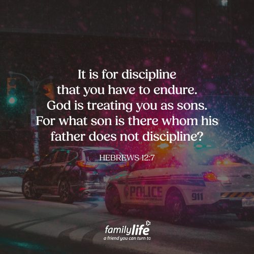 Wednesday, February 4, 2026
Hebrews 12:7
It is for discipline that you have to endure. God is treating you as sons. For what son is there whom his father does not discipline? If you&rsquo;ve ever been pulled over for speeding, you know what it feels like to be disciplined. But that officer isn&rsquo;t just giving you a ticket, he&rsquo;s training you to drive in a way that keeps you and everyone else safe. And God does the same thing in our lives. When He corrects us, it&rsquo;s not simply to punish us, but to help us become more like Him.