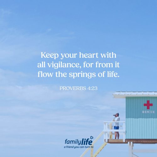 Monday, March 16, 2026
Proverbs 4:23
Keep your heart with all vigilance, for from it flow the springs of life. When you put security cameras up around your house, you do it to protect what’s inside. And that’s what we’re called to do with our hearts. Guard it. Protect it. Be aware of what we’re letting in, what we’re listening to, even what we’re dwelling on. Because what goes in must come out.
