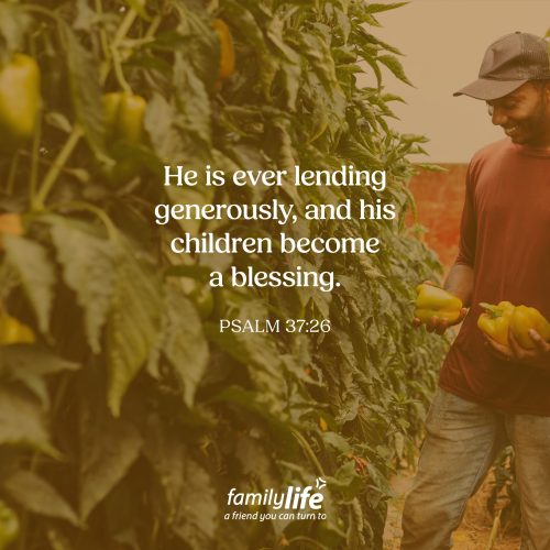 Tuesday, March 24, 2026
Psalm 37:26
He is ever lending generously, and his children become a blessing. David had seen firsthand how God’s instructions to take care of the poor meant that no one had to go hungry. It was God’s way of calling His people to live with generous hearts. And when we live with that same generosity, the blessing just keeps spreading.