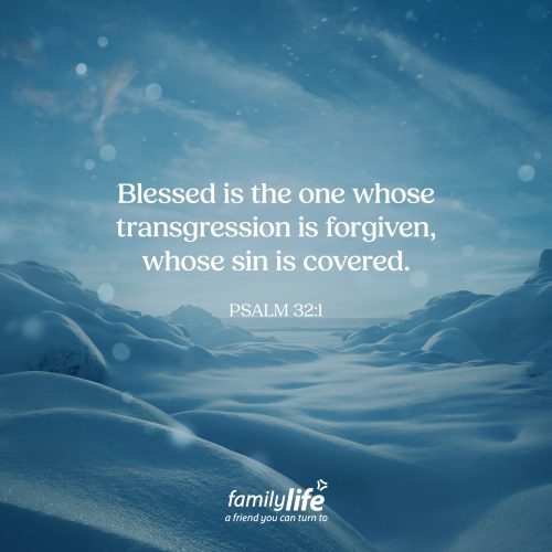 Thursday, March 5, 2026
Psalm 32:1
Blessed is the one whose transgression is forgiven, whose sin is covered. We all try to keep our sin hidden, because if it’s truly discovered, we’re afraid people will stop loving us. But in God’s upside-down world, the way to truly find forgiveness isn’t by hiding our sin—it’s by bringing it into the light, to the only One who can cover it completely.