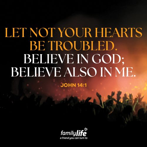 Monday, April 13, 2026
John 14:1
Let not your hearts be troubled. Believe in God; believe also in me. When your heart is troubled, it can weigh you down. And that’s why before Jesus was crucified, He encouraged His disciples to hold onto what mattered most, so they wouldn’t give in to despair. He knew hard moments were coming, but He also knew where real peace was found. Not in perfect circumstances, but in trusting Him.