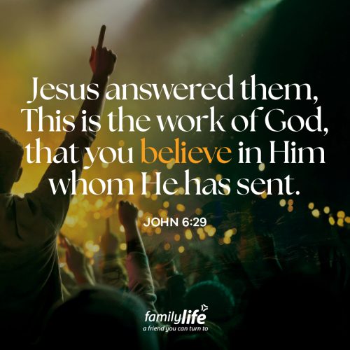 Tuesday, April 14, 2026
John 6:29
Jesus answered them, This is the work of God, that you believe in Him whom He has sent. A question was asked: What must we do to do the works God requires? And Jesus answered with something beautifully simple: it wasn’t a list of chores, a list of prayers, or a list of rules to obey. It began with one thing: believing in the One whom God sent.