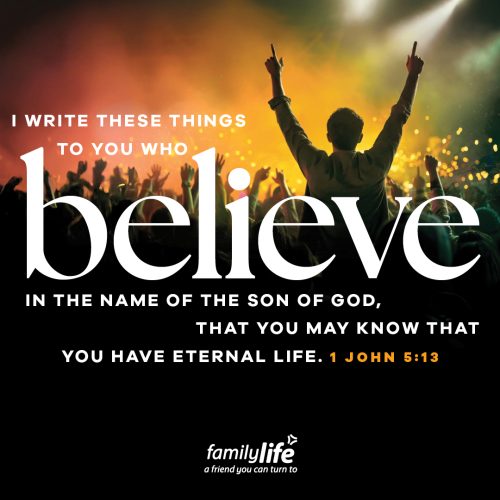 Friday, April 17, 2026
1 John 5:13
I write these things to you who believe in the name of the Son of God, that you may know that you have eternal life. John knew there would be moments when people would question their salvation. That some would wonder: am I really saved? That’s why he gave us assurance that people can know that they have eternal life. Take comfort today knowing your faith in Jesus isn’t something you have to question, it’s a promise you can trust.