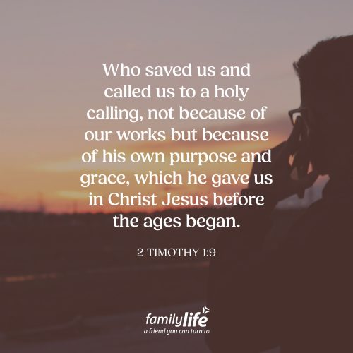 Wednesday, June 10, 2026
2 Timothy 1:9
Who saved us and called us to a holy calling, not because of our works but because of his own purpose and grace, which he gave us in Christ Jesus before the ages began. Before the world began, God was preparing you for a holy calling: to share the gospel with the world. And because Paul understood that calling well, he preached the gospel even when it brought suffering, hardship, and persecution. Then he encouraged believers to continue that work and to not be ashamed to suffer along with him for the cause of Christ.