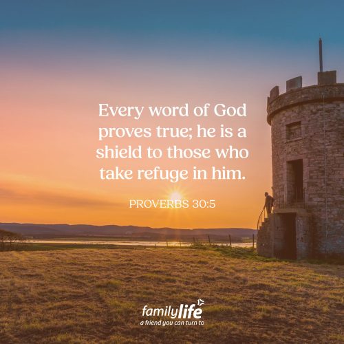 Tuesday, June 23, 2026
Proverbs 30:5
Every word of God proves true; he is a shield to those who take refuge in him. When the enemy’s lies get loud, there’s a place you can go to for shelter: God’s Word. And as you take refuge in it, you will find protection from the lies that seek to pull you away from Him. So, if those lies get loud today, run to His Word and stand on the truth.