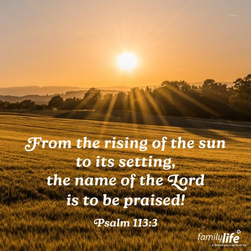 Monday, August 11, 2025
Psalm 113:3
From the rising of the sun to its setting, the name of the Lord is to be praised! Every day, the sun rises in the east and sets in the west. But here’s something cool—it’s not actually the sun that’s moving; it’s the Earth rotating at about 1,000 miles per hour! And every single day, God gives us that sunrise and sunset as a reminder that He is consistent, faithful, and worthy of praise.