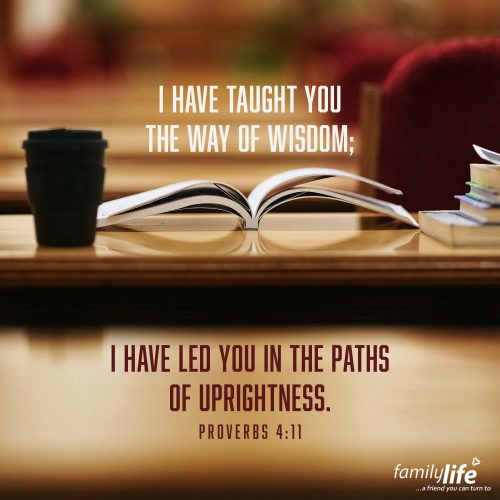 Thursday, August 28, 2025
Proverbs 4:11
I have taught you the way of wisdom; I have led you in the paths of uprightness.  If you want wisdom, there’s a way to get it. If you want to know where the right path is—the one that leads to life, peace, and purpose—all you have to do is ask. God isn’t hiding it from you; He’s ready to lead you there as you take the time to look to Him.