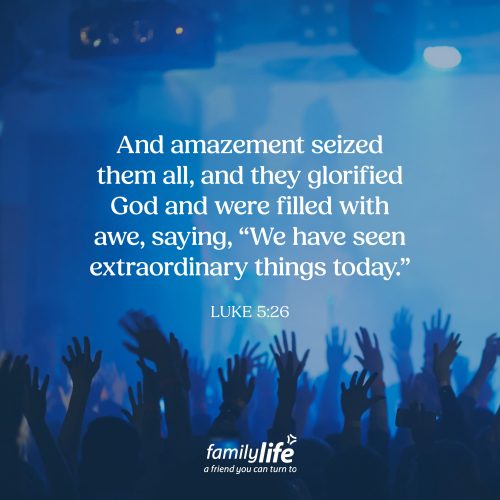 Friday, August 7, 2026
Luke 5:26
And amazement seized them all, and they glorified God and were filled with awe, saying, ‘We have seen extraordinary things today.’ When Jesus healed the paralyzed man, the crowd was amazed. But the greatest miracle wasn't that the man walked home, it was that Jesus proclaimed his sins were forgiven. By healing him, Jesus showed everyone He wasn't just an ordinary man. He was the promised Messiah with authority not only to heal broken bodies, but to forgive broken sinners.