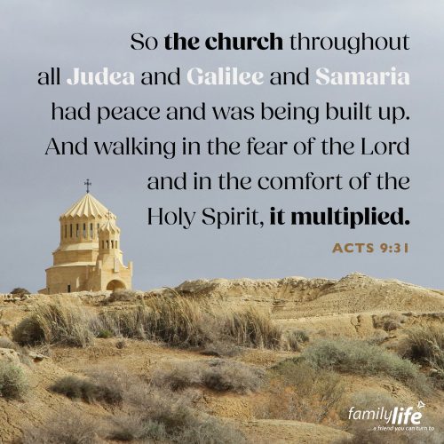 Monday, September 15, 2025
Acts 9:31
So the church throughout all Judea and Galilee and Samaria had peace and was being built up. And walking in the fear of the Lord and in the comfort of the Holy Spirit, it multiplied. Do you remember that picture of Uncle Sam from World War II pointing and saying, I want you? Well, that’s kind of what God is saying to His church. He’s calling His Body to come together—because when we live in unity, the world takes notice and then lives are changed!