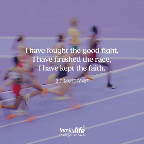 Thursday, September 24, 2026
2 Timothy 4:7
I have fought the good fight, I have finished the race, I have kept the faith. Fighting usually isn’t a very good thing, but if you’ve watched people run a race, they’re fighting the entire time. They’re fighting the urge to quit. That’s why Paul encouraged his protégé to not give up, but to fight the good fight every single day.