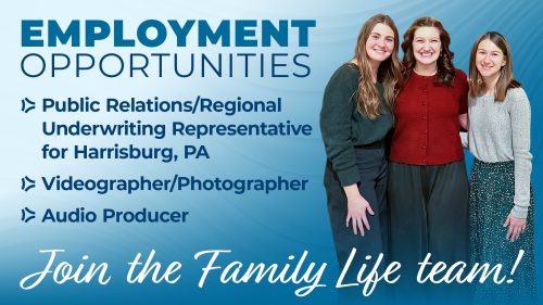 Employment Opportunities Featured Graphic family life employment opportunities