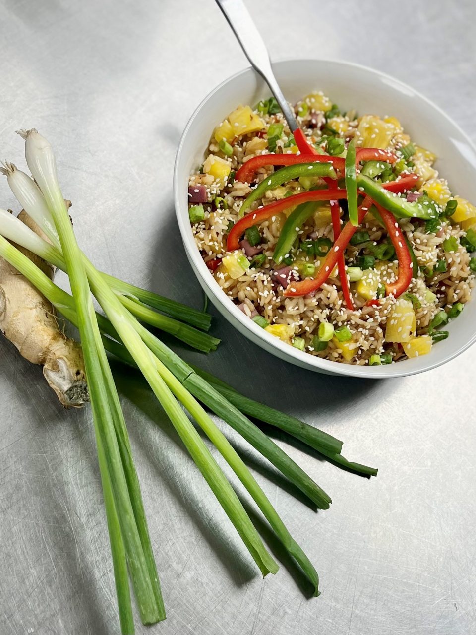 Hawaiian Pineapple Fried Rice