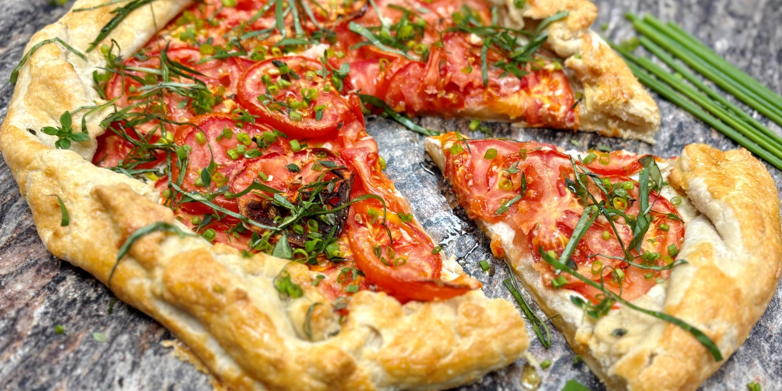 Tomato and Goat Cheese Galette