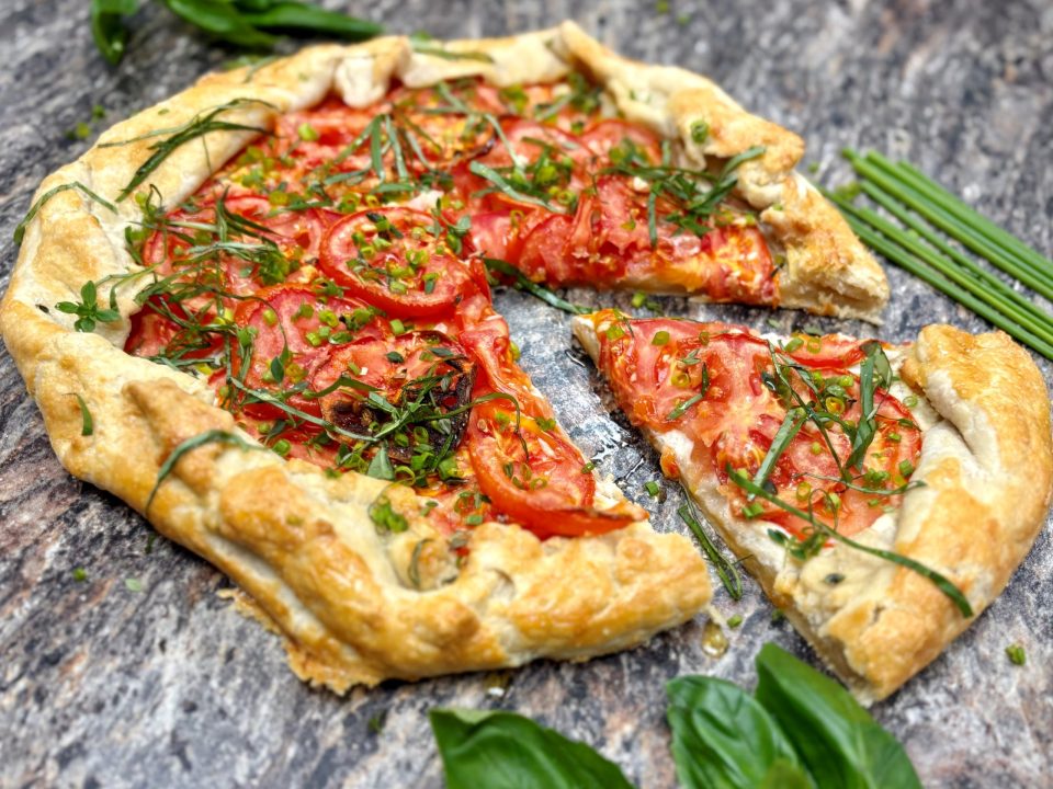 Tomato and Goat Cheese Galette