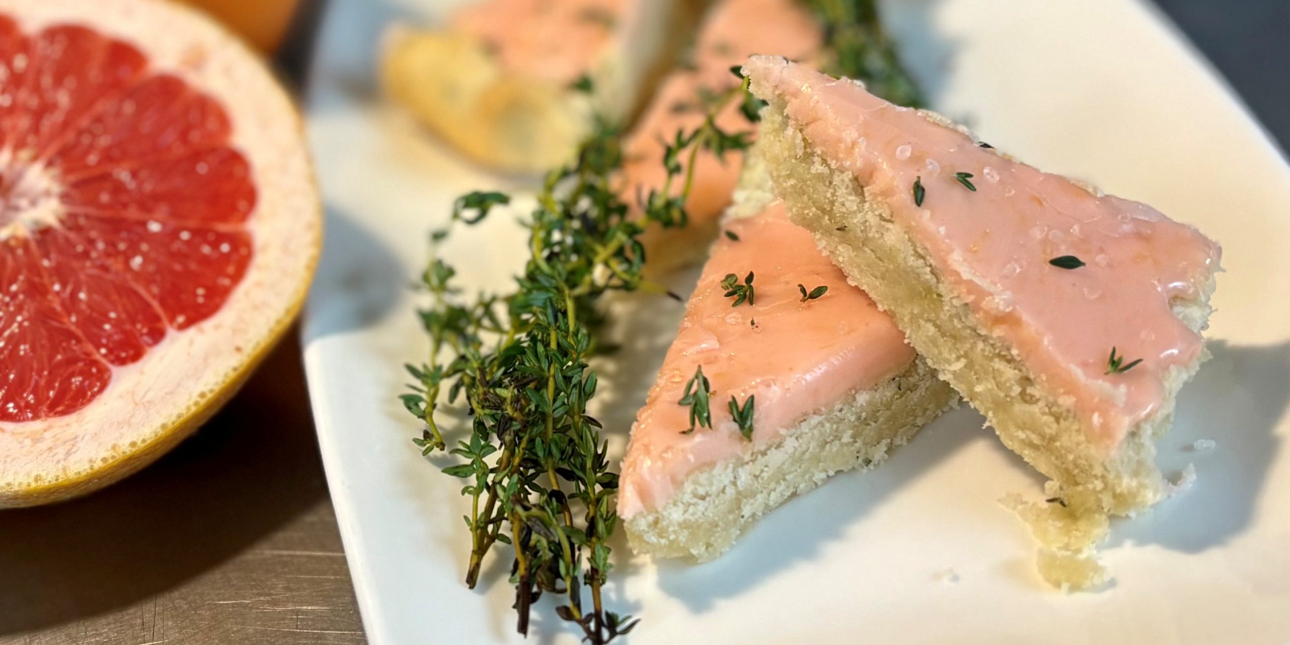 Thyme and Grapefruit Shortbread