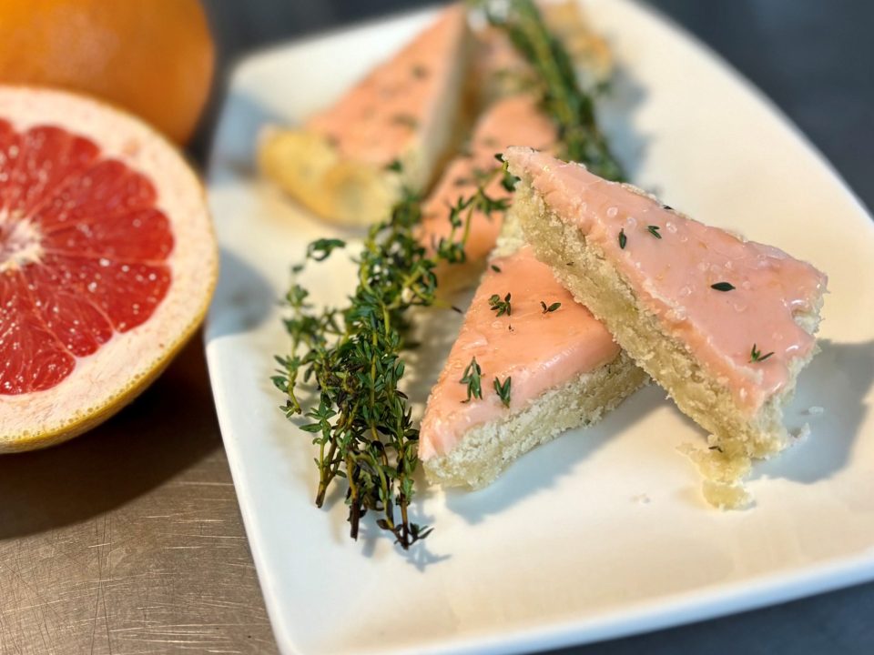 Thyme and Grapefruit Shortbread