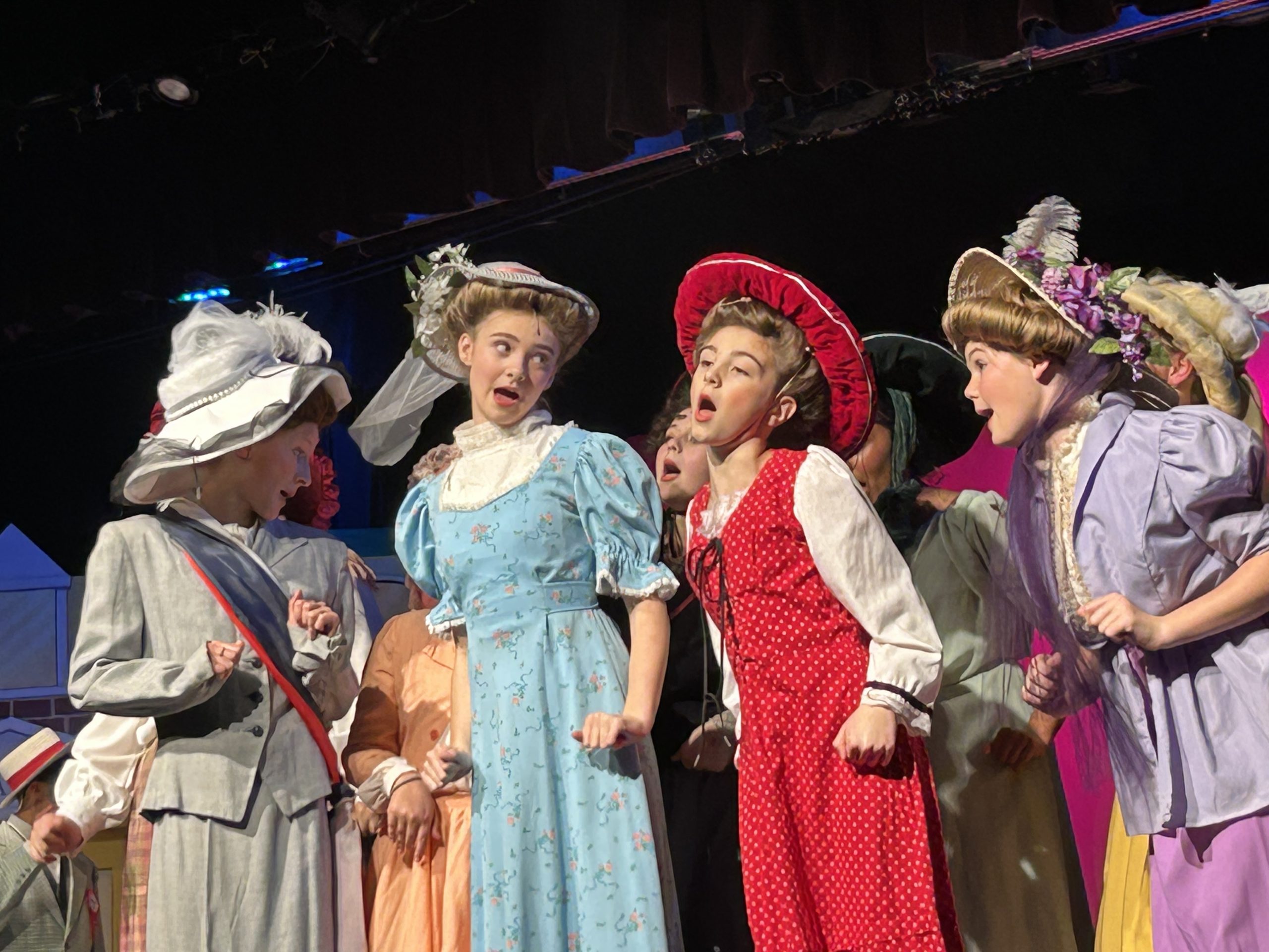 The ladies gossiping