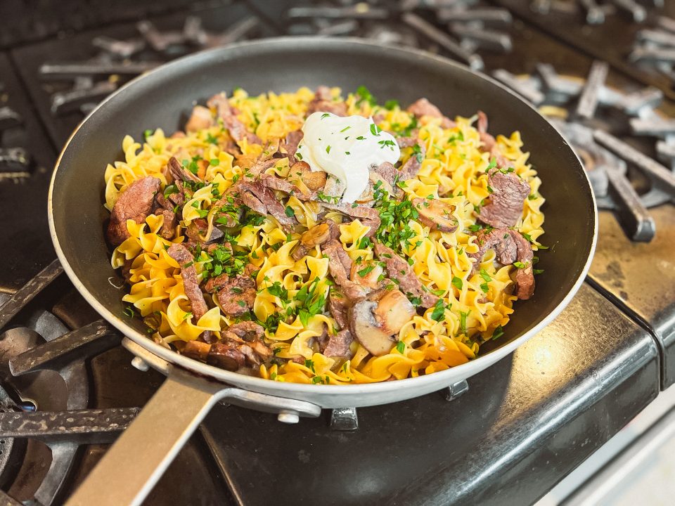 Beef Stroganoff