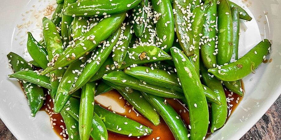 Garlic Sesame Sugar Snap Peas