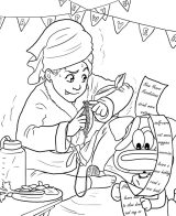 January 2026 new years resolution coloring page