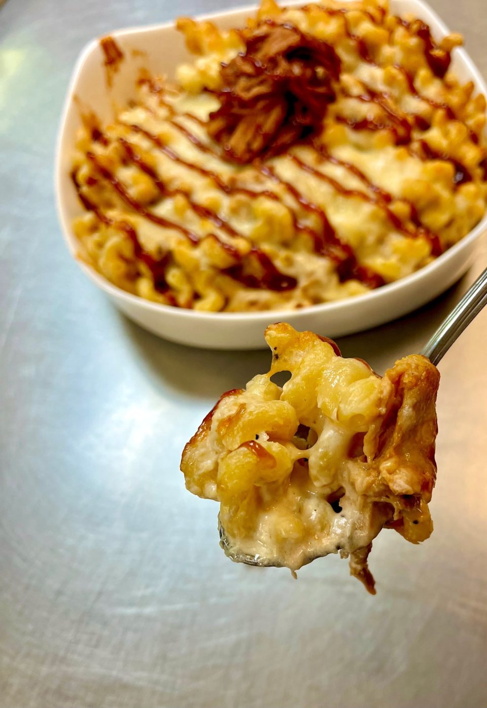 Pulled Pork Mac and Cheese