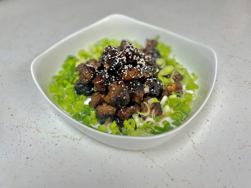 Spice Apple Glazed Meatballs