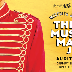 Music Man Jr Auditions Event Banner