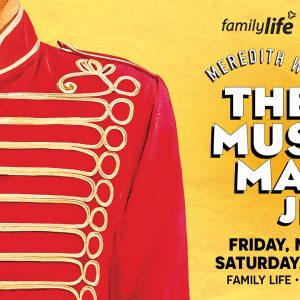 The Music Man Jr. Website Event Banner