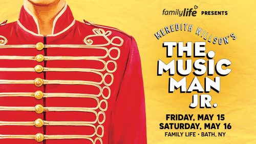 The Music Man Jr. Website Event Banner