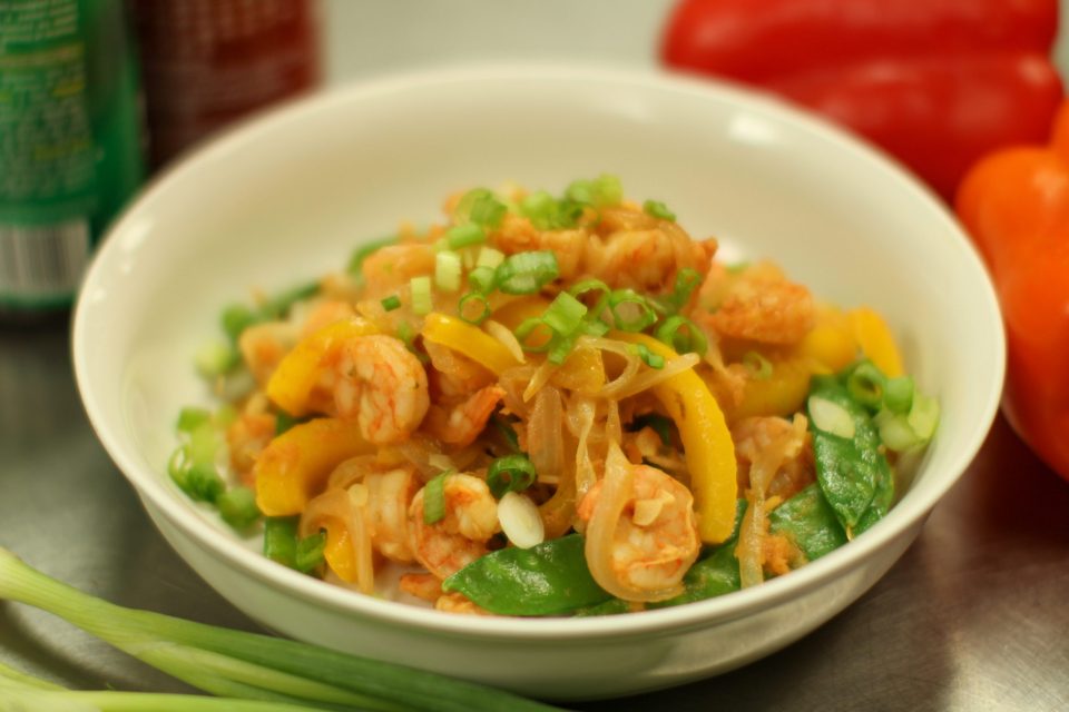 Honey Lime Siracha Shrimp