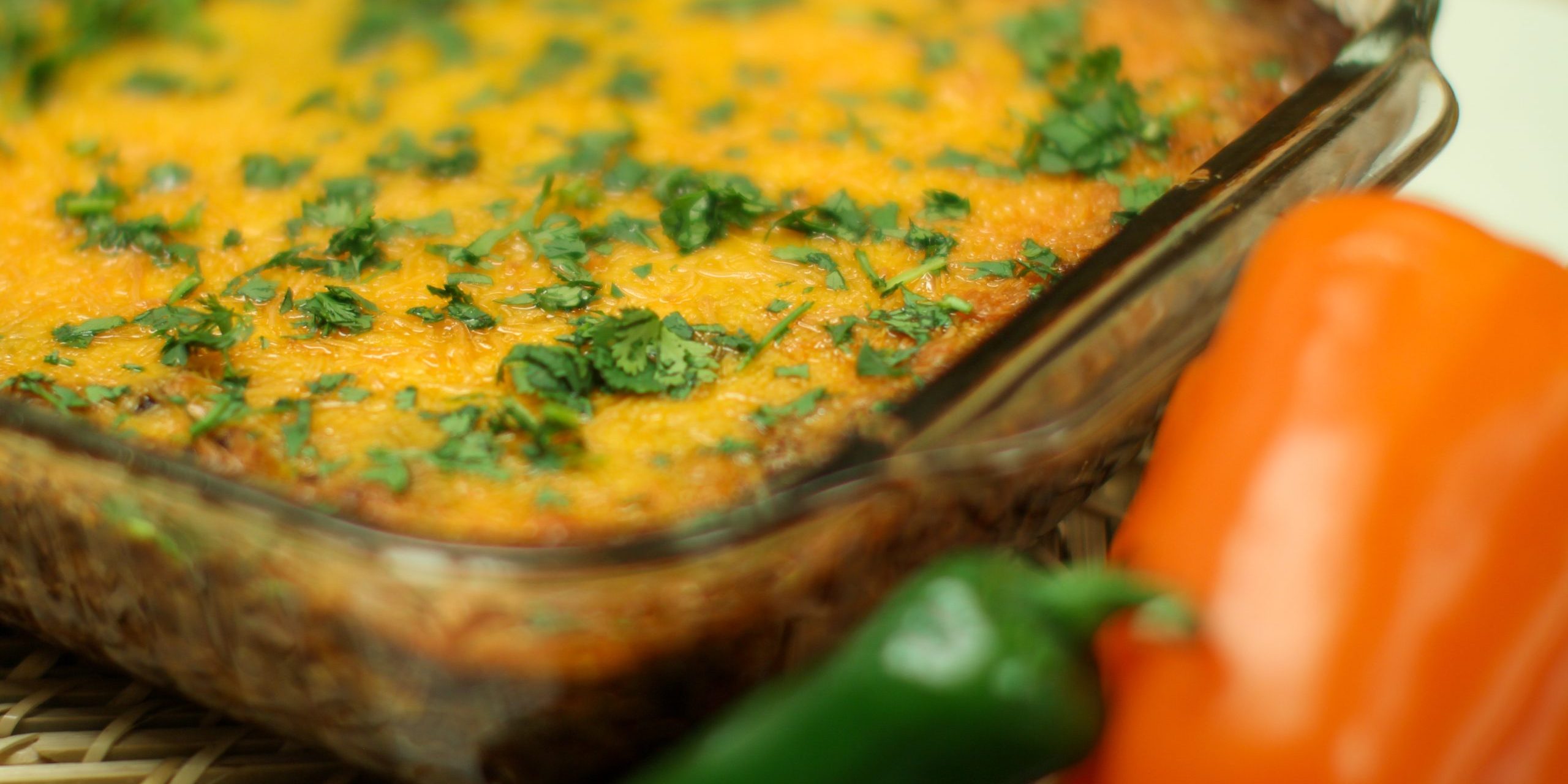 Black Bean and Quinoa Enchilada Casserole