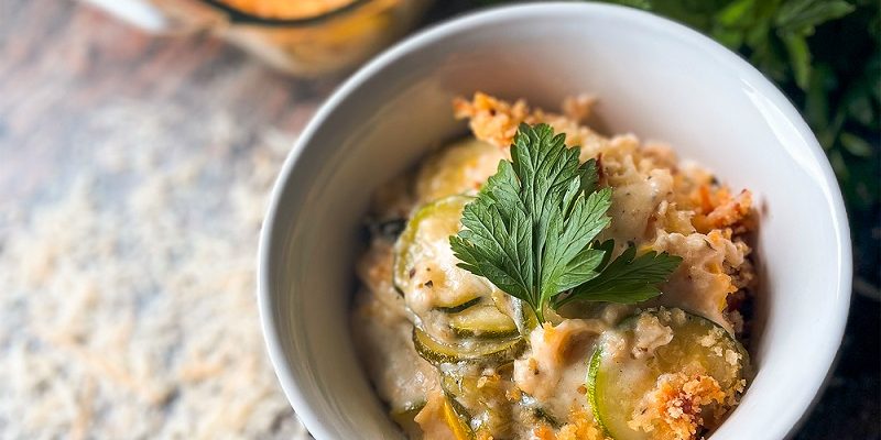 Easy Cheesy Squash and Zucchini Casserole