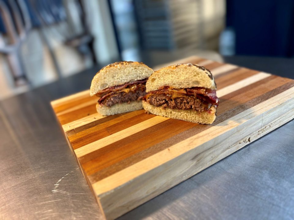 Peanut Butter and Jelly Burgers