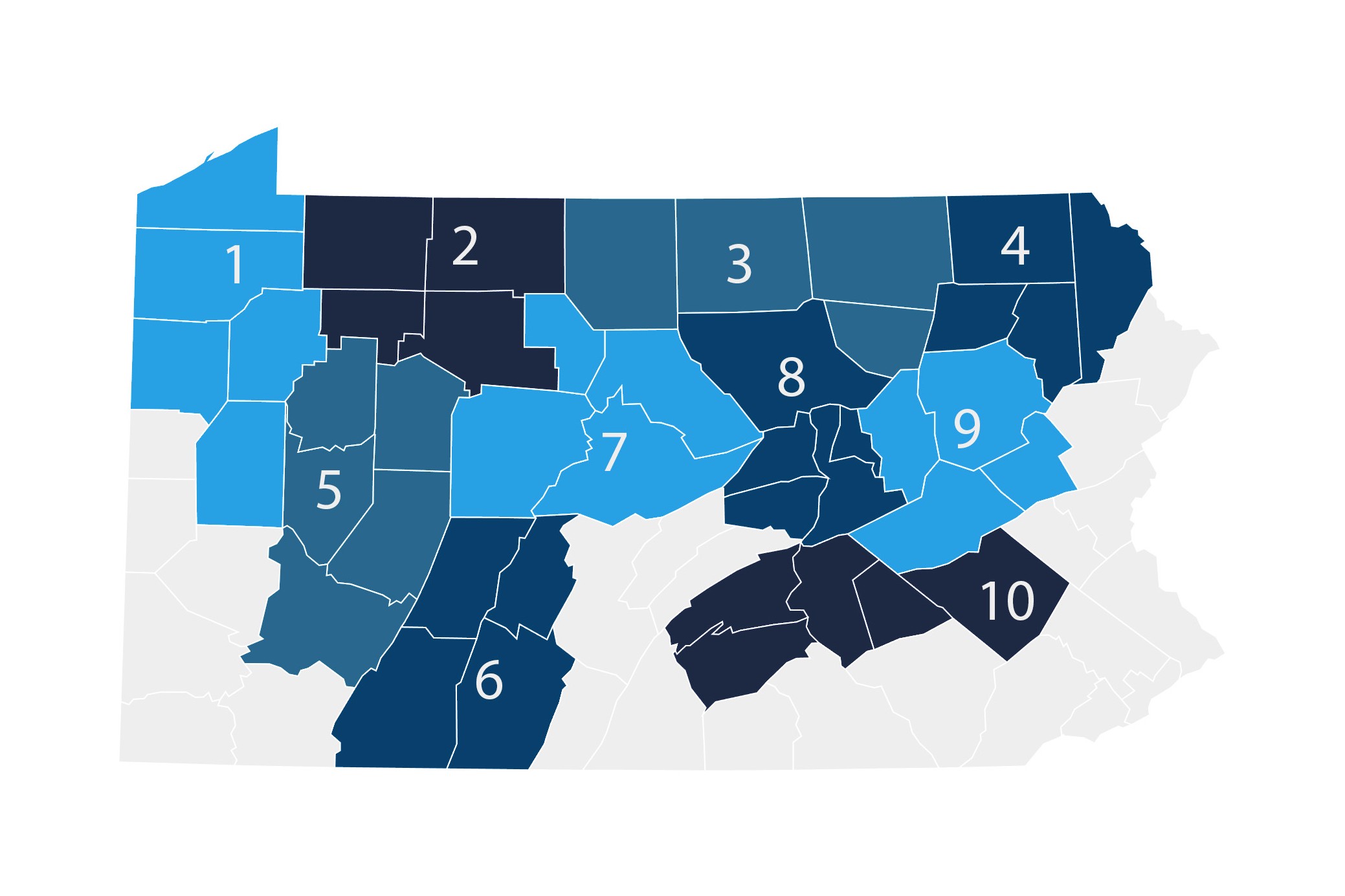 2025 PA Giving Regions