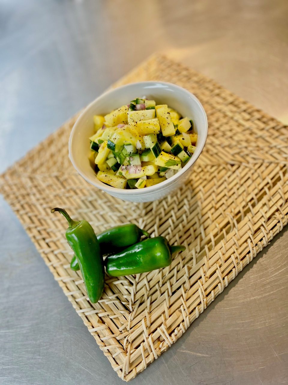 Hot Pepper Pineapple Salad