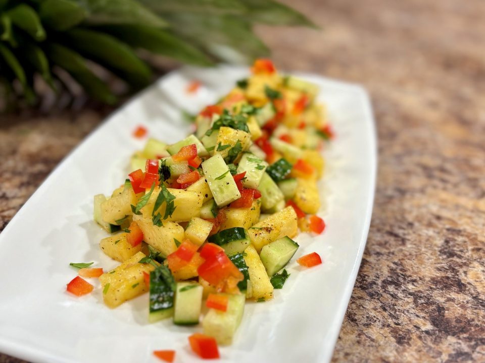 Pineapple Cucumber Salad