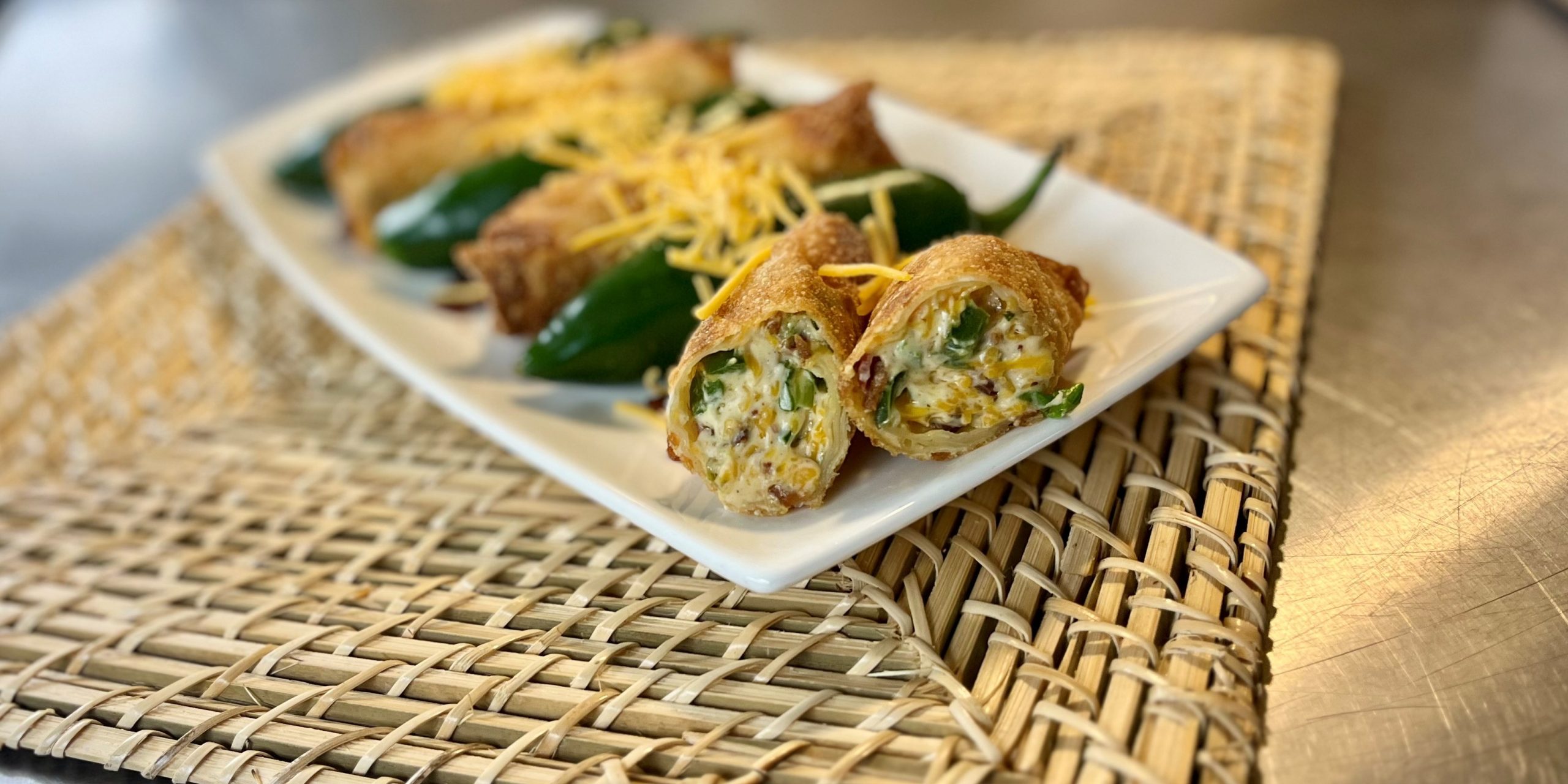 Jalapeno Bacon Popper Egg Rolls