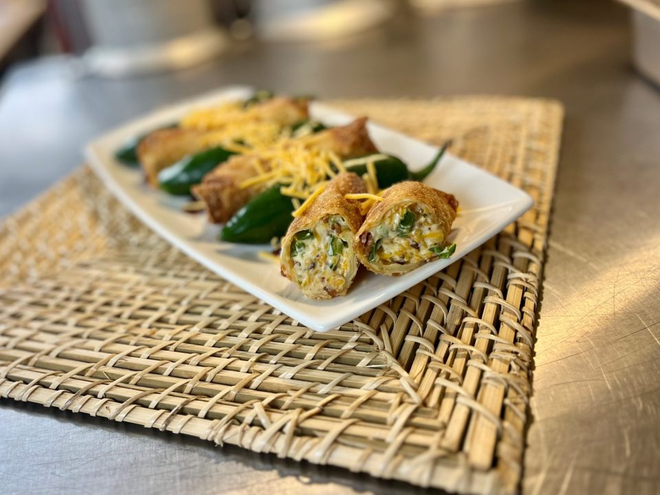 Jalapeno Bacon Popper Egg Rolls