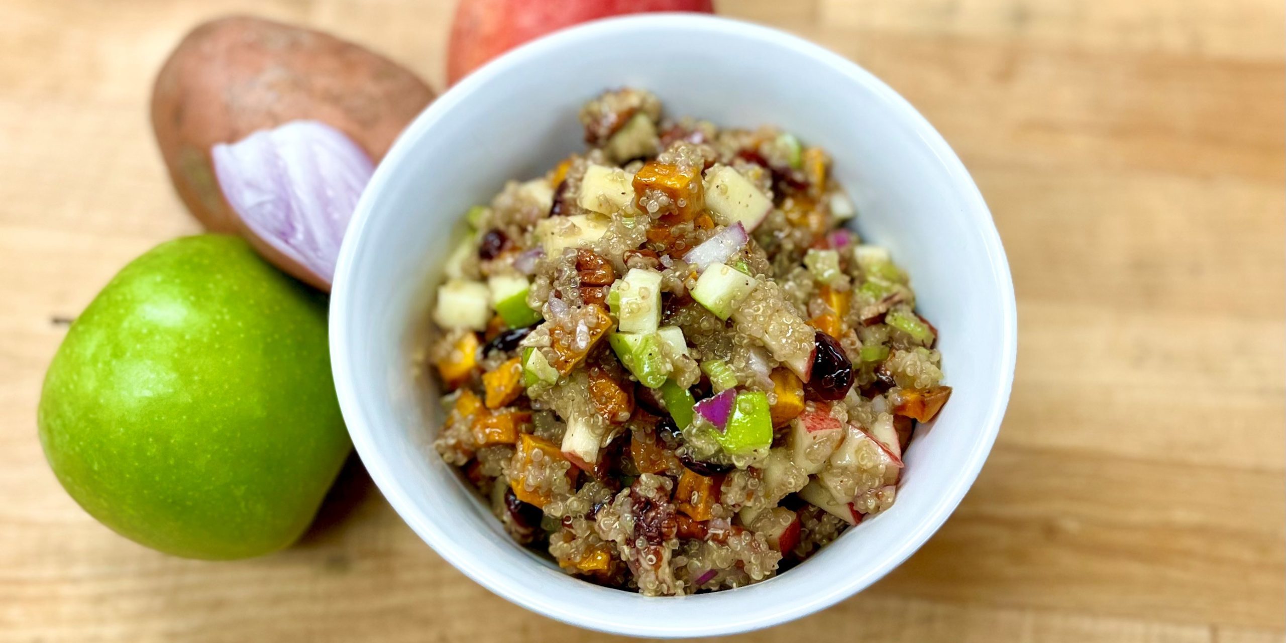 Apple Quinoa Sweet Potato Salad