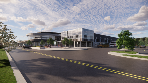 A render of the radio corner of the upcoming family life headquarters