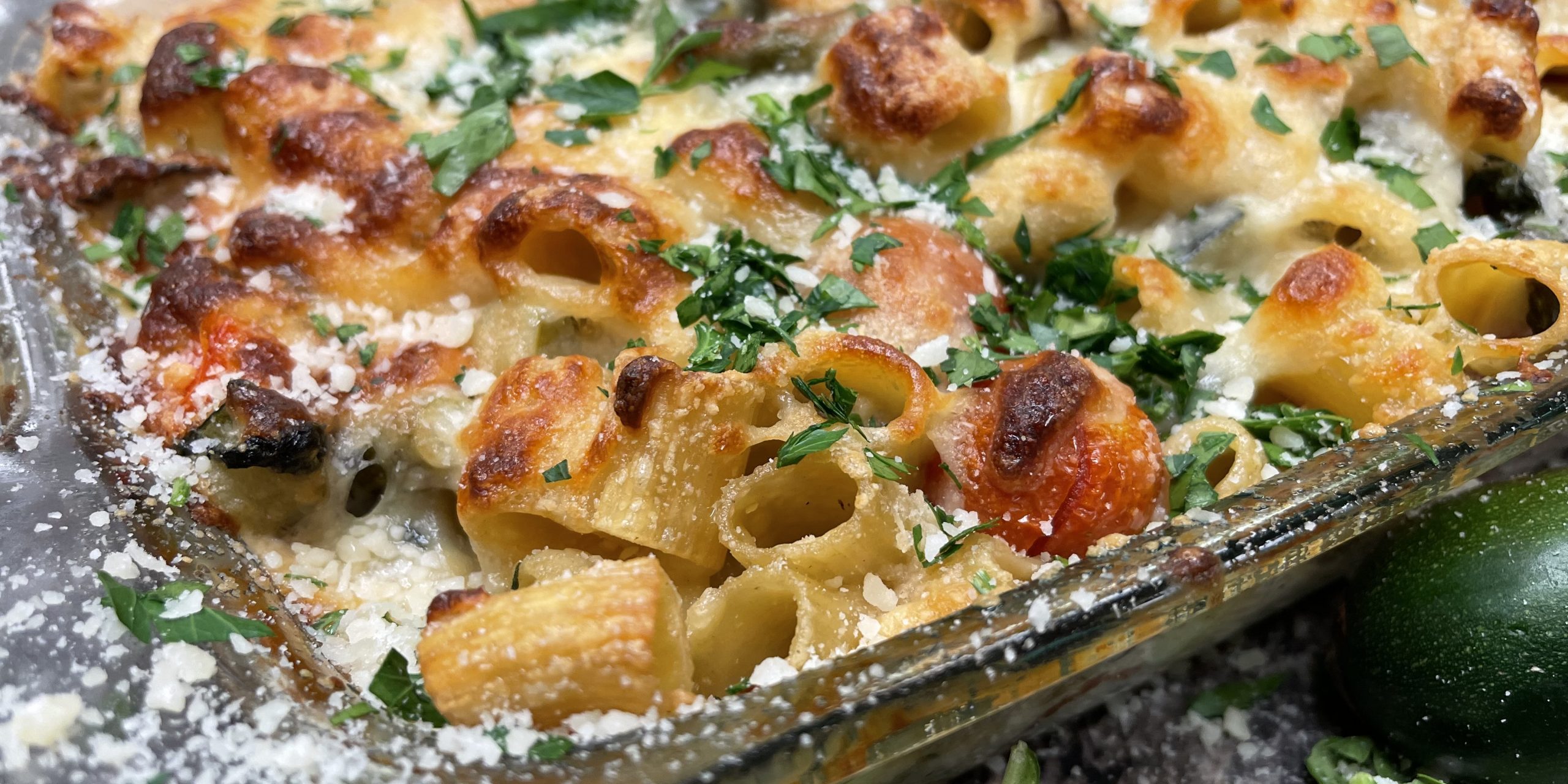 Veggie Lover's Baked Rigatoni