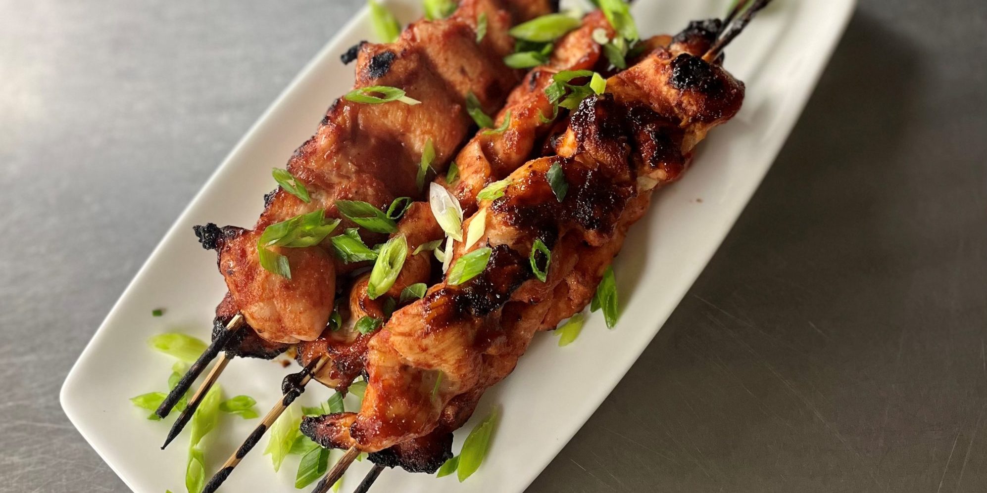 Honey Chipotle Chicken Skewers
