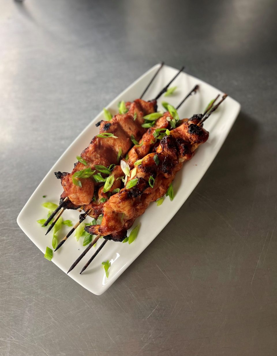 Honey Chipotle Chicken Skewers