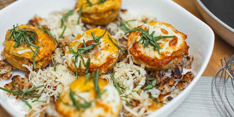 Spicy Chorizo Hash Brown Cups