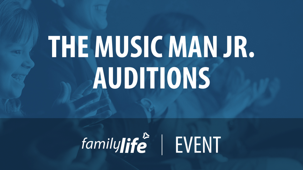The Music Man Jr. Auditions Placeholder Event Banner